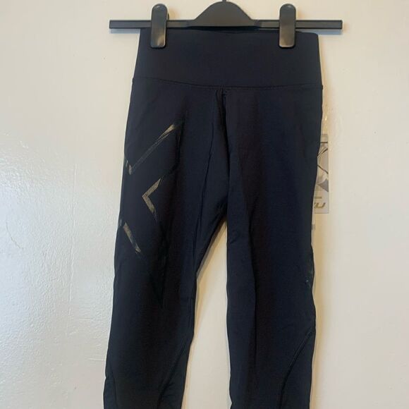 2 XU MCS bonded midrise lightweight quick drying coat waistband leggings - Picture 7 of 8